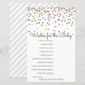 Baby shower regenboogsprintje Game, AFGEDRUKT (Voorkant / Achterkant)