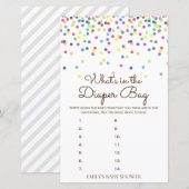 Baby shower regenboogsprintje Game, AFGEDRUKT (Voorkant / Achterkant)