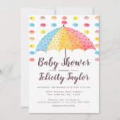 Baby shower RegenboogStippen Kaart (Voorkant)