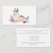 Baby shower Register Woodland Herten Kaart (Voorkant / Achterkant)