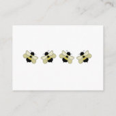 Baby shower Registry Kaart Bee Theme (Achterkant)