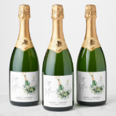 BABY SHOWER REMY-mappelflessen Sparkling Wijnetiket (Flessen)