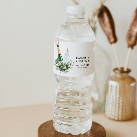 BABY SHOWER REMY-mappelflessen Waterfles Etiket