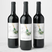 BABY SHOWER REMY-mappelflessen Wijn Etiket (Flessen)