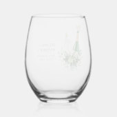 BABY SHOWER REMY-mappelflessen Wijnglas Zonder Voet (Achterkant)