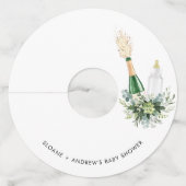 BABY SHOWER REMY-mappelflessen Wijnglaslabel (Achterkant)