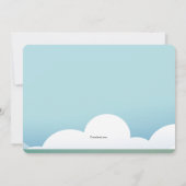 baby shower rijden op uitnodiging (Achterkant)