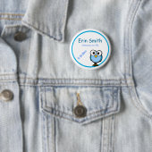 Baby shower ronde button 5,7 cm (In situ)
