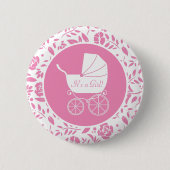  Baby shower Ronde Button 5,7 Cm (Voorkant)