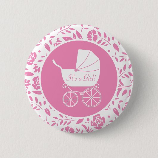  Baby shower Ronde Button 5,7 Cm (Voorkant)