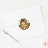 Baby shower ronde sticker (Envelop)