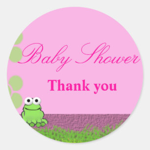 baby shower ronde sticker