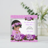 Baby shower Roos 3a Kaart (Staand voorkant)