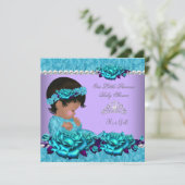 Baby shower Roos 4a Kaart (Staand voorkant)