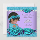 Baby shower Roos 4a Kaart (Voorkant)