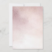 Baby shower Roos Gold African American Kaart (Achterkant)