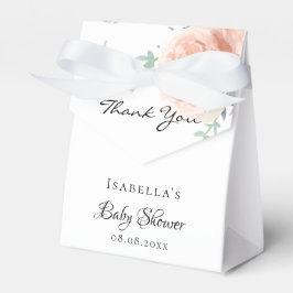 Baby shower roos goudroze roze roze roze roze grie bedankdoosjes