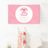 Baby shower Roze Aangepaste upgrade — Welkom Spandoek (Insitu)