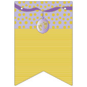 Baby shower Roze "Baby's Feet" Zwassstaartbanner Vlaggetjes (Tweede vlag)