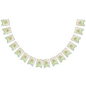 Baby shower Roze/Bibliotheek, Zwassstaartbanner Vlaggetjes (Alle)