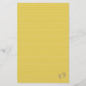 Baby shower Roze BINGO "Stippen, stripes/Paars, go Flyer (Achterkant)