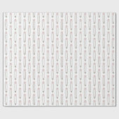 Baby shower Roze dunne speldenpapier Cadeaupapier (Vlak)