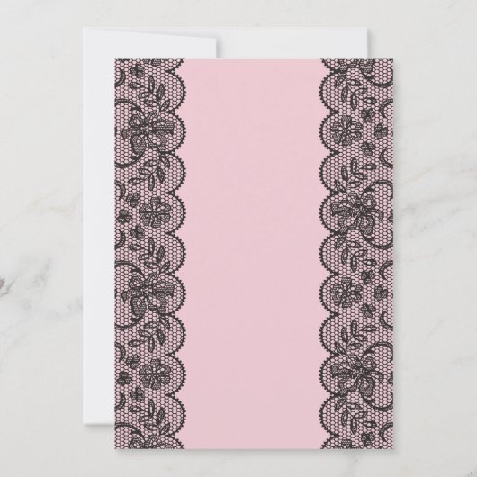 baby shower Roze Glitter Bow Twins Girls nodigt ui Kaart (Achterkant)