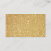 Baby shower Roze Gouden Glitter Registry Insert Informatiekaartje (Achterkant)