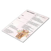 Baby shower roze hoogland Koe game Wat is er telef Notitieblok (Schuin)