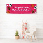 Baby shower Roze meisje Spandoek (Insitu)