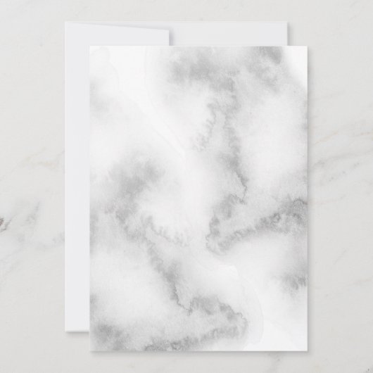 Baby shower Roze Rozen Kaart (Achterkant)