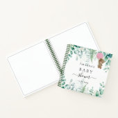 Baby shower roze teddybos notitieboek (Binnen)