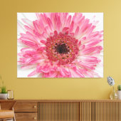 Baby shower Roze ventilator - Roze ontwerp Canvas Afdruk (Insitu (Woonkamer))
