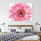 Baby shower Roze ventilator - Roze ontwerp Canvas Afdruk (Insitu (Slaapkamer))