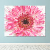 Baby shower Roze ventilator - Roze ontwerp Canvas Afdruk (Insitu (Houten vloer))