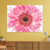 Baby shower Roze ventilator - Roze ontwerp Canvas Afdruk (Insitu (Woonkamer))