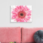 Baby shower Roze ventilator - Roze ontwerp Canvas Afdruk (Insitu (Woonkamer))