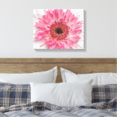 Baby shower Roze ventilator - Roze ontwerp Canvas Afdruk (Insitu (Slaapkamer))