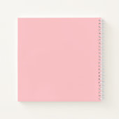Baby shower Roze Waterverf Floral Guest Book Notitieboek (Achterkant)