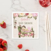 Baby shower Rozen van de tuinbouwer Servet (Insitu)