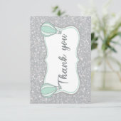 Baby shower RSVP kaartje (Staand voorkant)