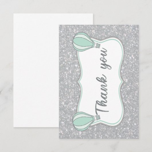 Baby shower RSVP kaartje (Voorkant / Achterkant)