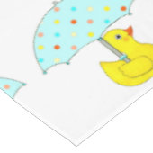 Baby shower Rubber Duck met membrella Tablecloth Tafelkleed (Gekanteld)
