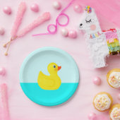 Baby shower Rubber Duck Thmed Papieren Bordje (Feest)