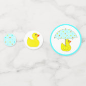 Baby Shower Rubber Eend Confetti (Voorkanten)