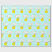 Baby Shower Rubber Eend Decoratie Inpakpapier (Vlak)