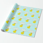 Baby Shower Rubber Eend Decoratie Inpakpapier (Uitgerold)