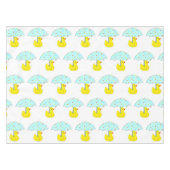 Baby Shower Rubber Eend Met Paraplu Tafelkleed (Voorkant (Horizontaal))