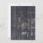 baby shower Rustic Barn Wood Mason Jar Kaart (Achterkant)