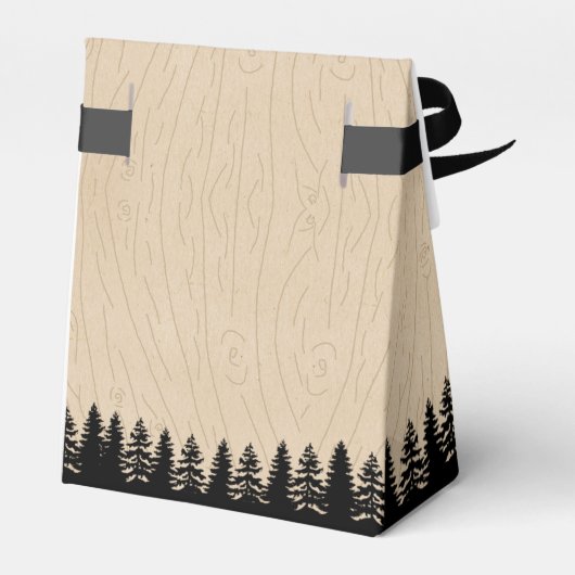 Baby shower "Rustic Forest Pset Lumberjack Boys" Bedankdoosjes (Achterkant)